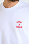 T-shirt blanc MORGAN DATE ME IN MONACO - 3