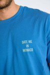 T-shirt bleu MORGAN DATE ME IN MONACO - 2