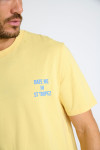 T-shirt jaune MORGAN DATE ME IN ST TROPEZ - 3