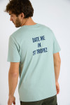 T-shirt amande MORGAN DATE ME IN ST TROPEZ - 1
