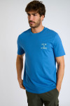 T-shirt bleu MORGAN DATE ME IN ST TROPEZ - 1