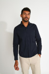 Chemise bleu marine QUENTIN CARARE - 3