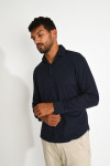 Chemise bleu marine QUENTIN CARARE - 4