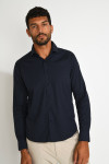 Chemise bleu marine QUENTIN CARARE - 5