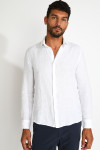 Chemise blanche QUENTIN PISE matière coton - 4