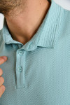 Polo technique bleu lagon VASCO TRIESTE - 4