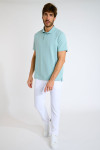 Polo technique bleu lagon VASCO TRIESTE - 5