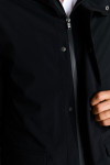 Blouson parka noire BEN TURIN - 6