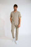Chemise beige ALEX TRIESTE - 2