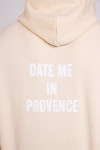 Sweat à capuche écru BASTIEN DATE ME IN PROVENCE - 4