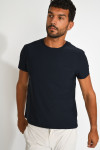 T shirt bleu marine CYRIL BAIABLUE - 6