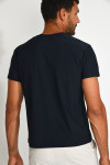 T shirt bleu marine CYRIL BAIABLUE - 4