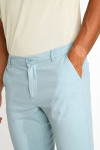 Pantalon bleu cobalt ETIENNE CESANO - 6