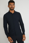 Chemise bleu marine technique JEAN BAIABLUE - 1