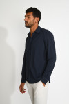 Chemise technique bleu marine JEAN TRIESTE - 4