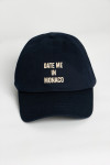 Casquette bleu marine LEO DATE ME IN MONACO - 4