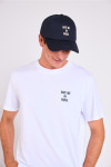 Casquette bleu marine LEO DATE ME IN PARIS