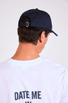 Casquette bleu marine LEO DATE ME IN PARIS
