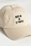 Casquette beige LEO DATE ME IN ST TROPEZ - 1