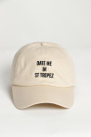 Casquette beige LEO DATE ME IN ST TROPEZ - 4