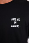 T-shirt noir MORGAN DATE ME IN AJACCIO - 4