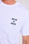 T-shirt blanc MORGAN DATE ME IN AJACCIO - 3