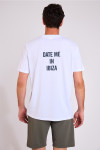 T-shirt blanc MORGAN DATE ME IN IBIZA - 5