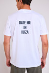 T-shirt blanc MORGAN DATE ME IN IBIZA - 2