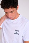 T-shirt blanc MORGAN DATE ME IN ST TROPEZ