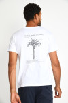 T-shirt blanc imprimé palmier THEOPALDIC NAVIGLIO - 5