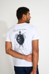 T-shirt blanc imprimé tortue THEOTORTU NAVIGLIO