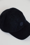 Casquette en laine bleu marine ALBERT VALENCE - 4