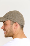 Casquette en laine taupe ALBERT VALENCE - 2