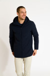 Parka à capuche bleu marine ALFONSE MORANO - 2