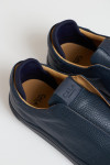 Baskets bleu marine en cuir BENJAMIN FERIOLO - 5