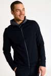 Veste zippée bleu marine IVANO MATERA - 2