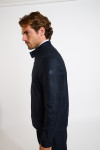 Veste zippée bleu marine à col montant IVANO VALENCE