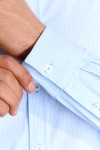 Chemise bleu ciel JEAN MURCIE - 3