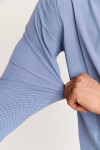 Chemise bleu marine JEAN MURCIE - 4