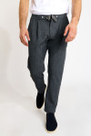 Pantalon gris anthracite THOMAS CORGOGLIO - 1