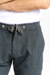 Pantalon gris anthracite THOMAS CORGOGLIO - 5