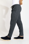 Pantalon gris anthracite THOMAS CORGOGLIO - 3