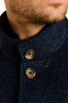 Manteau bleu marine UMBERTO GROSSETO - 8