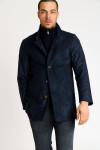 Manteau bleu marine UMBERTO GROSSETO - 7