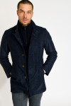 Manteau bleu marine UMBERTO GROSSETO - 2