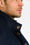 Manteau bleu marine UMBERTO GROSSETO - 6