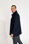 Manteau bleu marine UMBERTO GROSSETO - 4