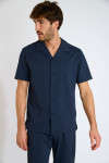 Chemise bleu marine ALEX TRIESTE - 2