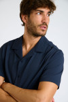 Chemise bleu marine ALEX TRIESTE - 4
