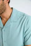Chemise bleue ALEX TRIESTE - 3